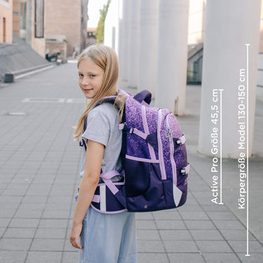 Neoxx ACTIVE PRO - Schulrucksack 45.5 cm (Glitterally perfect) - Ansicht 11