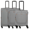 Travelite Umbria - 4-Rollen-Trolley-Set 3 tlg. (smoky grey)