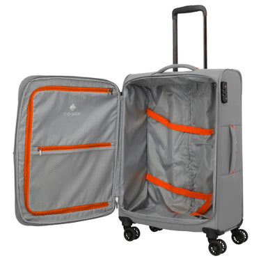Travelite Umbria - 4-Rollen-Trolley M 67 cm erw. (smoky grey) - Ansicht 8