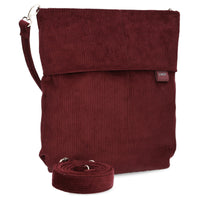 zwei Mademoiselle M12 - Schultertasche 32 cm (cord-bordeaux) - Ansicht 2