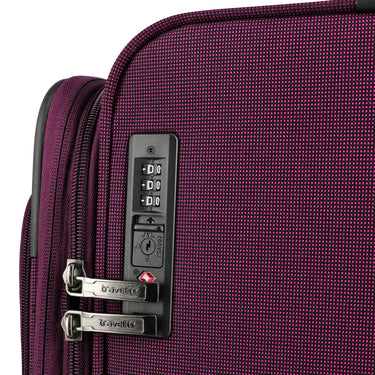 Travelite Cubis - 4-Rollen-Trolley Set 5tlg. (berry) - Ansicht 7