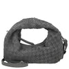 Les Visionnaires Greta Micro Weave Cozy - Shoulder Bag 20 cm (asphalte)