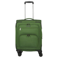 Travelite Cubis - 4-Rollen-Kabinentrolley 55 cm erw. (green)