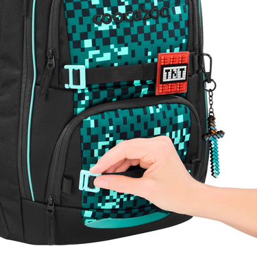 Coocazoo Porter - Schulrucksack 44 cm (Picel Blox) - Ansicht 9