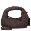Les Visionnaires Greta Micro Weave Silky - Top Handle Bag 20 cm (black)