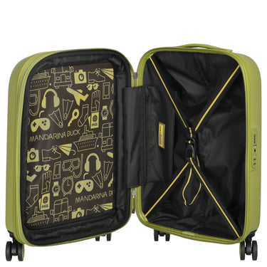 Mandarina Duck Logoduck+ - 4-Rollen-Kabinentrolley 55 cm S erw. (winter olive) - Ansicht 6