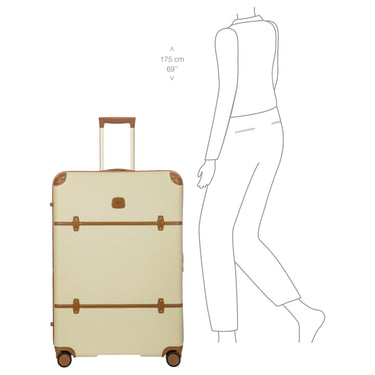 Brics Bellagio - 4-Rollen-Trolley 82 cm erw. recycelt (cream) - Ansicht 10
