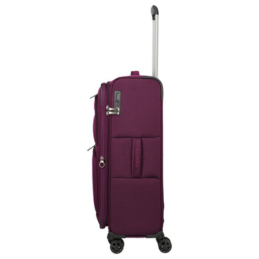 Travelite Cubis - 4-Rollen-Trolley 72 cm erw. (berry) - Ansicht 7
