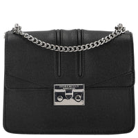 Seidenfelt Roros - Schultertasche 21 cm (black/silver)