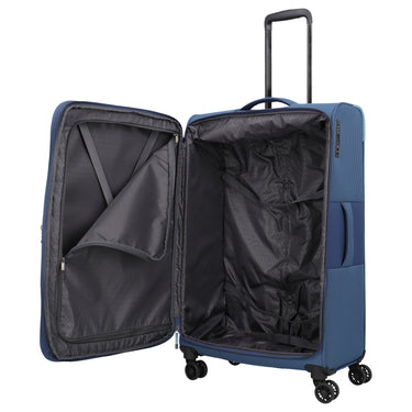 Travelite Corsiica - 4-Rollen-Trolley L 77 cm erw. (blue) - Ansicht 8