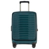 Stratic Novium ML - 4-Wheel Cabin Trolley with Front Pocket 55 cm erw. (petrol)