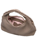 Les Visionnaires Sadie Grande Weave Silky - Henkeltasche 40 cm (cappuccino beige) - Ansicht 6