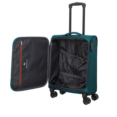 Travelite Priego - 4-Rollen-Kabinentrolley S 55 cm (petrol) - Ansicht 6