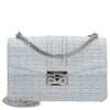 Seidenfelt Roros East-West Tweed - Shoulder Bag 23 cm (sea blue tweed)