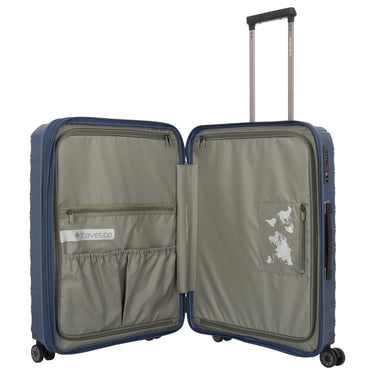 Travelite Mooby - 4-Rollen-Trolley M 66 cm erw. (marine) - Ansicht 7