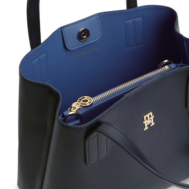 Tommy Hilfiger Icon Mini Satchel - Henkeltasche 28 cm (space blue) - Ansicht 3