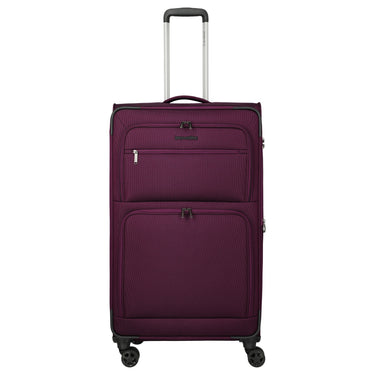 Travelite Cubis - 4-Rollen-Trolley 83 cm erw. (berry) - Ansicht 2