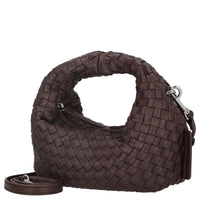 Les Visionnaires Greta Micro Weave Silky - Henkeltasche 20 cm (aubergine) - Ansicht 2