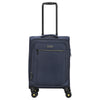 D&N Travel Line 9704 - 4-Wheel Cabin Trolley S 55 cm (dark blue)