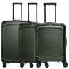 Travelite Millennium - 4-Rollen-Trolley Set 3tlg. erw. (pine green)