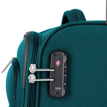 Travelite Priego - 4-Rollen-Trolley M 66 cm (petrol) - Ansicht 7