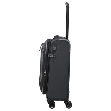 Travelite Corsiica - 4-Rollen-Kabinentrolley S 55 cm erw. (black) - Ansicht 5