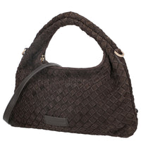 Les Visionnaires Sadie Weave Cozy - Umhängetasche 39 cm (dark brown) - Ansicht 2