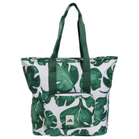 adidas Leaf Print Women - Tragetasche (orbit grey/collegiate green/green/semi court green)
