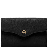 Aigner Elsa - Geldbörse 8cc 14 cm RFID (black) - Markenkoffer