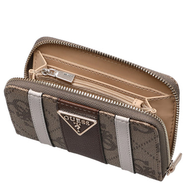 Guess Laurel ll SLG Medium Zip - Geldbörse 4cc 14 cm (latte logo/brown) - Ansicht 2