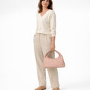 Les Visionnaires Sadie Grande Weave Silky - Henkeltasche 40 cm (rose quartz) - Ansicht 7