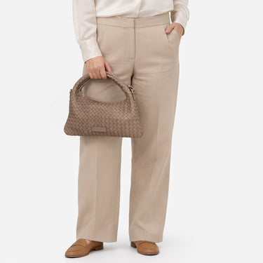 Les Visionnaires Sadie Weave Silky - Henkeltasche (cappuccino beige) - Ansicht 7