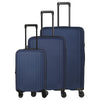 Travelite Skymate - 4-Rollen-Trolley Set 3tlg. erw. (navy)