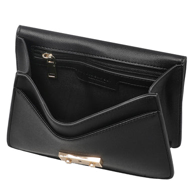 Seidenfelt Roros - Schultertasche 21 cm (black/gold) - Ansicht 6