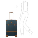 Brics Bellagio - 4-Rollen-Trolley 70.5 cm erw. recycelt (blue/tan) - Ansicht 10