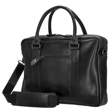 Buckle & Seam Everett - Aktentasche 16" 38 cm (black) - Ansicht 2