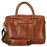 Buckle & Seam Everett - Aktentasche 16" 38 cm (cognac)