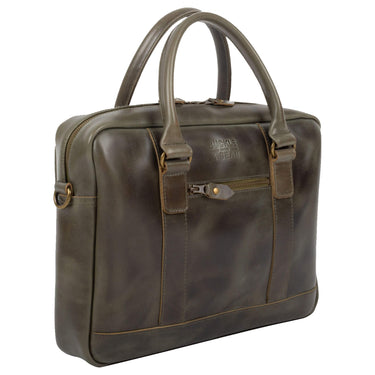 Buckle & Seam Everett - Aktentasche 16" 38 cm (olive) - Ansicht 2