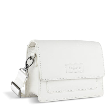 bugatti Elsa - Umhängetasche Leder S 18.5 cm (weiß) - Ansicht 2