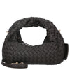 Les Visionnaires Greta Micro Weave Silky - Top Handle Bag 20 cm (black)