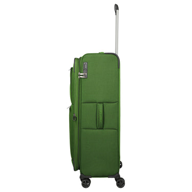 Travelite Cubis - 4-Rollen-Trolley 83 cm erw. (green) - Ansicht 7