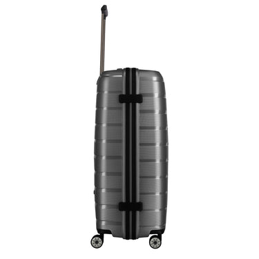 Travelite Air Base - 4-Rollen-Trolley Set 3tlg.  L/M/S Vortasche (anthracite) - Ansicht 6