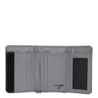 pacsafe RFIDsafe Trifold Wallet - Geldbörse 6 cc 11.5 cm (jet black) - Ansicht 2