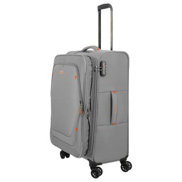 Travelite Umbria - 4-Rollen-Trolley M 67 cm erw. (smoky grey) - Ansicht 6