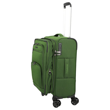 Travelite Cubis - 4-Rollen-Kabinentrolley 55 cm erw. (green) - Ansicht 9