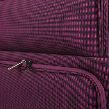 Travelite Cubis - 4-Rollen-Trolley Set 5tlg. (berry) - Ansicht 6