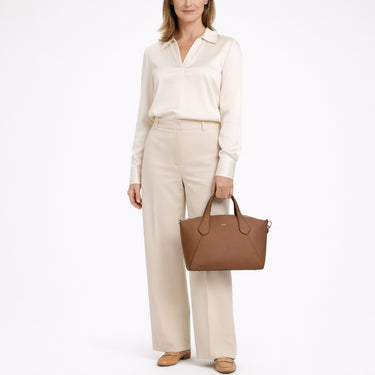 BOSS Lenah Zip Tote M - Henkeltasche 32 cm (medium brown) - Ansicht 7