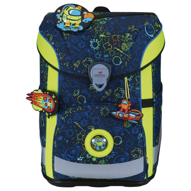 DerDieDas ErgoFlex Easy - Schulranzen Set 5tlg. 950 g (Neon Crazy) - Ansicht 2