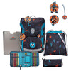 DerDieDas ErgoFlex Easy - School Backpack Set 5tlg. 950 g (Ninja Fighter)