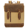 Dermata - Backpack Canvas/Leather Combination 39 cm (brown)